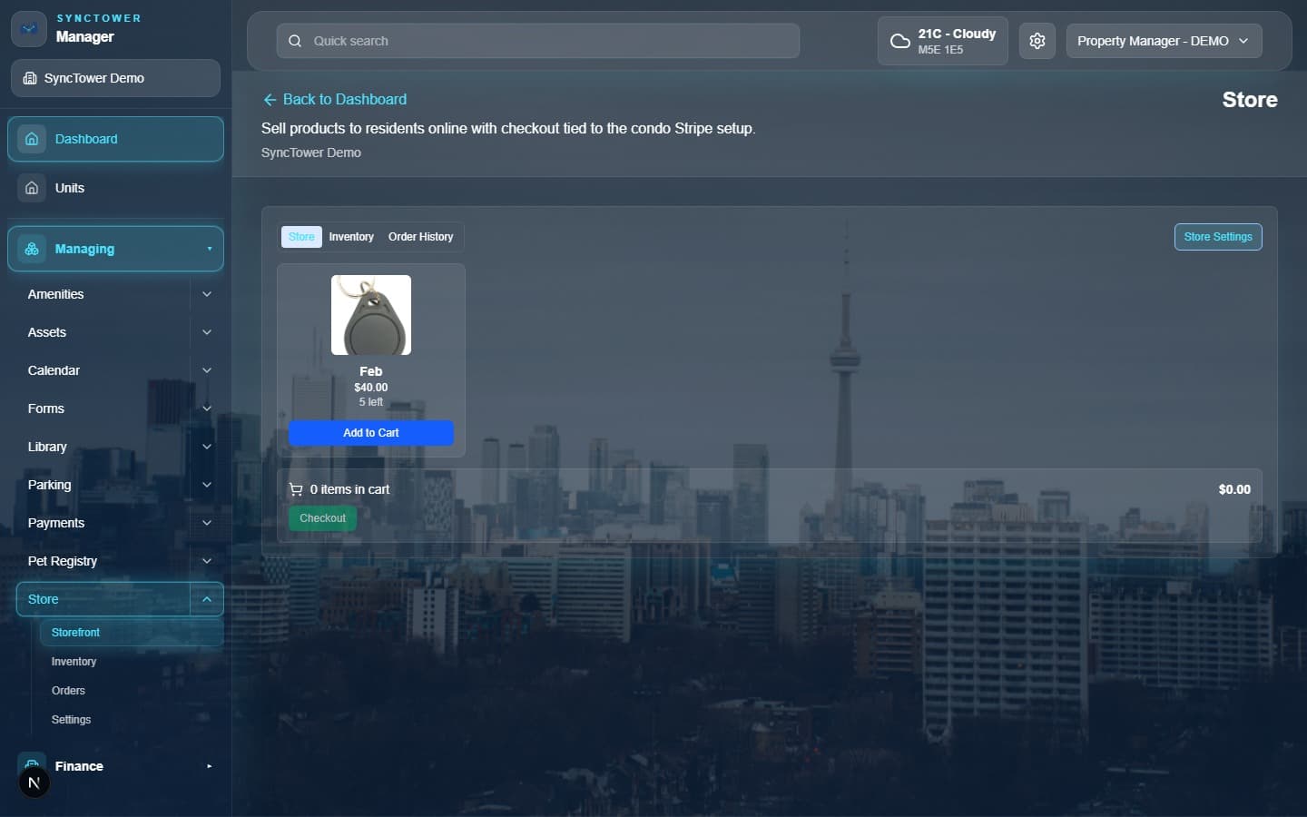 SyncTower Storefront module